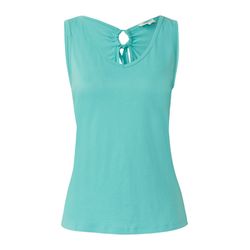 s.Oliver Red Label Jersey-Top mit Cut-out   - blau (6099)