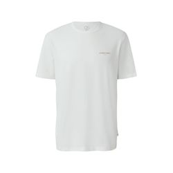 Q/S designed by T-Shirt mit Front- und Rückenprint   - weiß (01D2)