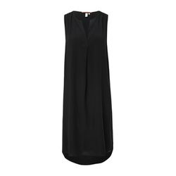 Q/S designed by Knielanges Viskosekleid  - schwarz (9999)