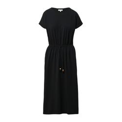 s.Oliver Red Label Midikleid aus Baumwollmix - schwarz (9999)