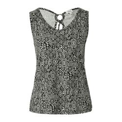 s.Oliver Red Label Jersey-Top mit Cut-out   - schwarz (99B0)