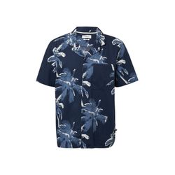 s.Oliver Red Label Resort Fit: Kurzarmhemd aus Viskosemix - blau (58A1)