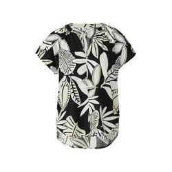 s.Oliver Red Label Bluse mit Blumenmuster - schwarz (99A0)