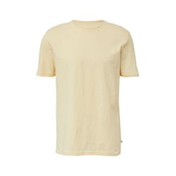 Q/S designed by Baumwollshirt mit Rollkante - gelb (1040)
