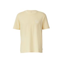Q/S designed by T-Shirt mit Frontprint - beige (1040)