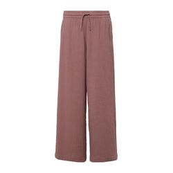 Q/S designed by Musselin Hose mit weitem Bein  - pink (4762)