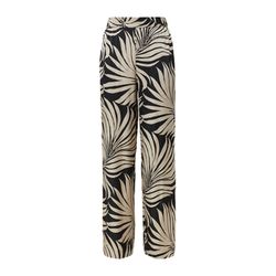 s.Oliver Black Label Fließende Wide-Leg-Hose aus Satin  - schwarz (99A1)