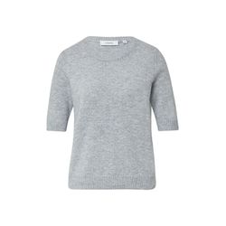 comma Feinstickpullover mit halblangem Ärmel - grau (92W2)