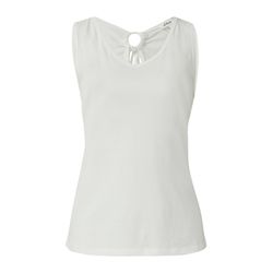 s.Oliver Red Label Jersey-Top mit Cut-out   - weiß (0100)