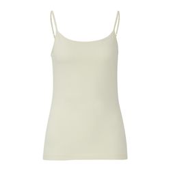 s.Oliver Black Label Slim-Fit-Top mit verstellbaren Spaghettiträgern - beige (8061)