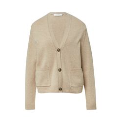comma Strickjacke mit aufgesetzten Taschen - braun (82W2)