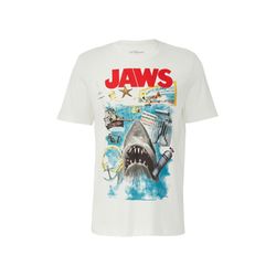 s.Oliver Red Label Cotton T-shirt with print - white (01D3)