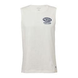 s.Oliver Red Label Tank top with front print - white (01D2)