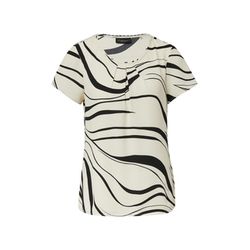 s.Oliver Black Label Short sleeve crepe blouse - beige (80A3)