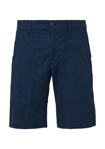 s.Oliver Red Label Bermuda aus Baumwollmix mit Teilungsnähten - blau (5852)