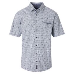 Casamoda Chemise décontractée avec poche poitrine - bleu (100)