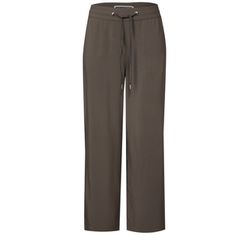 Street One Wide Leg Pants - brown (16762)