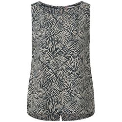 Street One Top with button placket - green (26618)