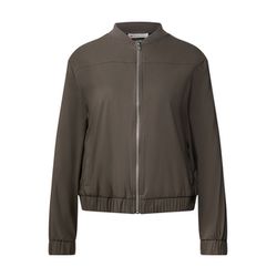 Street One Blouson in Unifarbe - braun (16762)