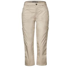 Street One 3/4 Satin Hose mit Taschen - beige (16668)