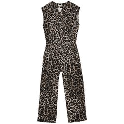 Street One Jumpsuit mit Leo-Muster - schwarz (30001)