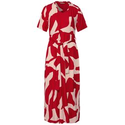 Street One Maxi-Kleid mit Print - rot (26278)