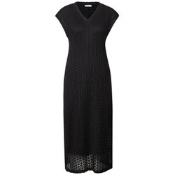 Street One Spitzenkleid mit V-Neck - schwarz (10001)