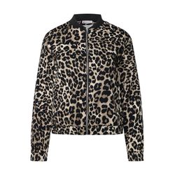 Street One Blouson mit Leo-Muster - schwarz (30001)