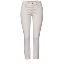 Street One Gestreifte Jeans - beige (17056)