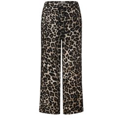 Street One Patterned wide leg pants - black (30001)