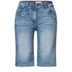 Cecil Casual Fit Jeansshorts - blau (10239)