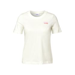 Cecil T-Shirt mit Wording-Detail - weiß (33474)