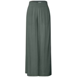 Cecil Pantalon large en crêpe - vert (16785)