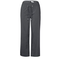 Cecil 7/8 wide leg trousers - gray (16248)