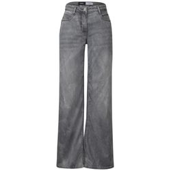 Cecil Flared Loose Fit Jeans - grau (15579)