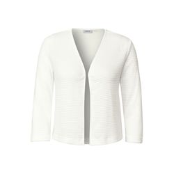 Cecil Open ajour-look jacket - white (13474)