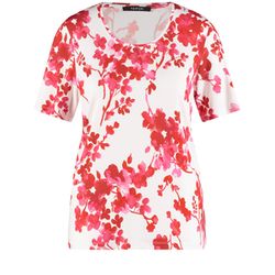 Taifun T-Shirt mit Blumenmuster - rot (06612)