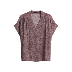 Opus Loose Printbluse - Filva minimal - lila/rot (40036)
