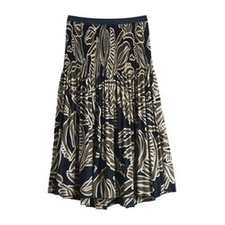 Opus Jupe plissée avec ceinture confortable - Ribane tropical - vert (30034)
