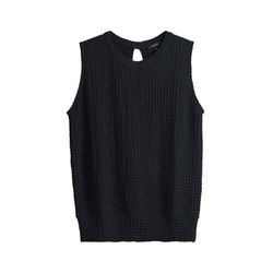 Opus Jersey top with smock structure - bikini - black (900)