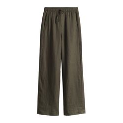 Opus Leinenhose - Mileni linen - grün (30034)
