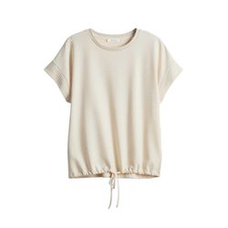 Opus Loose jersey shirt - Solke - beige (20003)