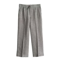 Opus Linen trousers - Maikito linen - gray (30034)