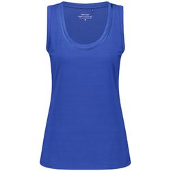 Gerry Weber Collection Basic Top mit Chiffonblende - blau (80384)