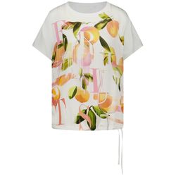 Gerry Weber Collection T-shirt avec imprimé sur le devant - beige/blanc (09107)