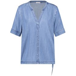 Gerry Weber Collection Casual denim blouse with tunnel band - blue (831002)