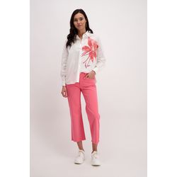 Signe nature Blouse with floral print - pink/white (0)