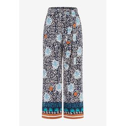 More & More Print-Culotte   - blau/orange (6370)