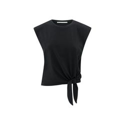 Yaya Ärmelloses Top mit Knotendetail - schwarz (99989)