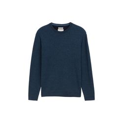 Tom Tailor Basic sweater in plain colors with round neck - blue (38772)
